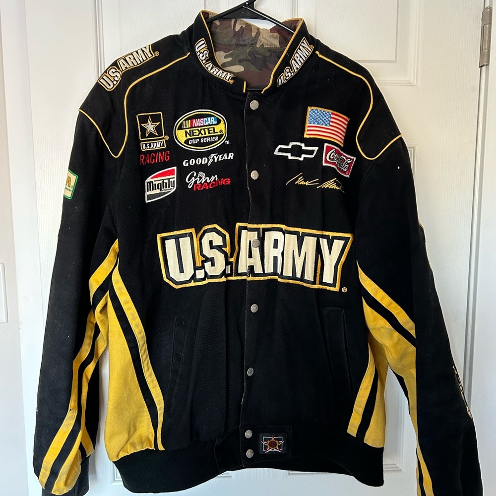 Vintage U.S. Army Mark Martin Nascar Racing Jacket